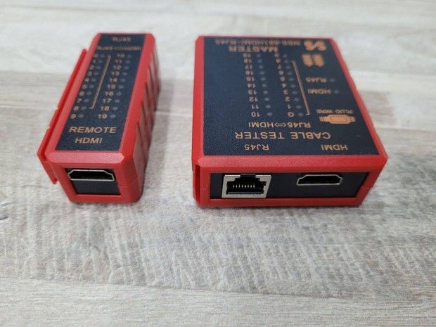 HDMI s RJ45 kbel teszter tesztel / HDMI & RJ45 cable tester
