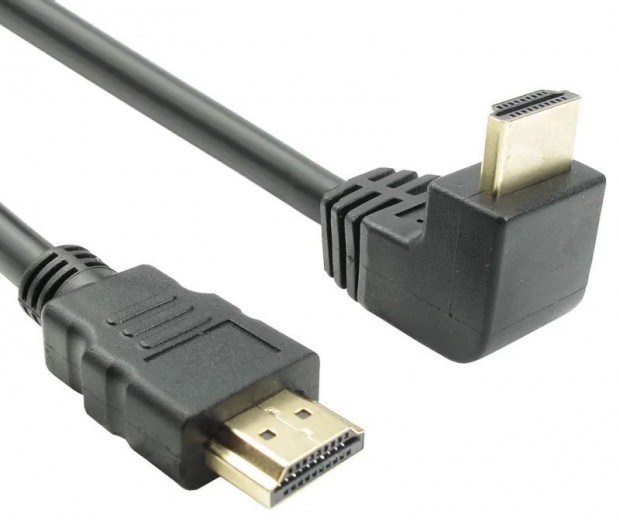 HDMI kábel 90 fokos 3 m