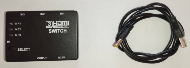 HDMI switch 3 bemenet 1 kimenet