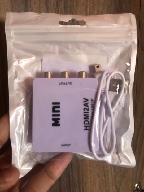 HDMI to AV Kompozit RCA Konverter Adapter j