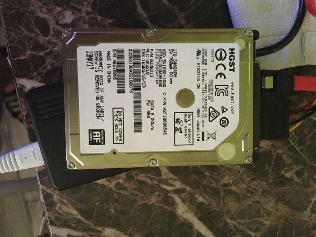 HGST 1TB 2.5 vinyó 100/100%