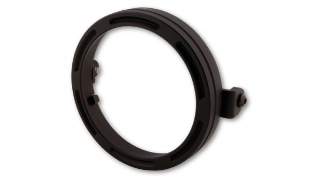 HIGHSIDER pro 5 3/4 hüvelykes CNC lámpatartó gyűrű FRAME-R2, fekete, o