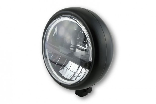 HIGHSIDER pro 5 3/4 hüvelykes LED fényszóró PECOS TYPE 5, matt fekete,