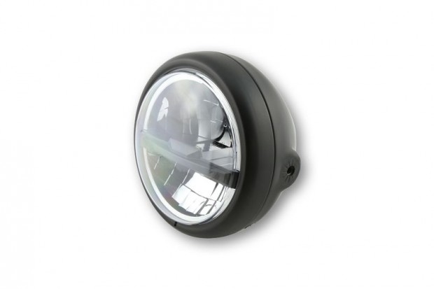 HIGHSIDER pro 5 3/4 hüvelykes LED fényszóró PECOS TYPE 5, matt fekete,