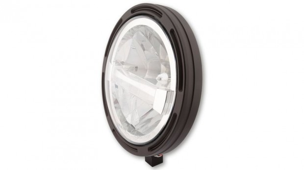 HIGHSIDER pro 7 hüvelykes LED fényszóró FRAME-R1 TÍPUS 4, fekete, alsó