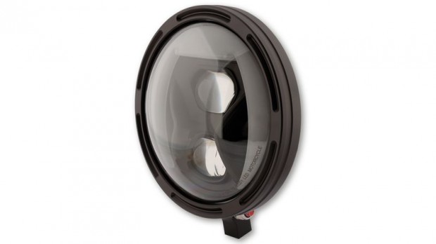 HIGHSIDER pro 7 hüvelykes LED fényszóró FRAME-R1 TYPE 8, fekete, füstö