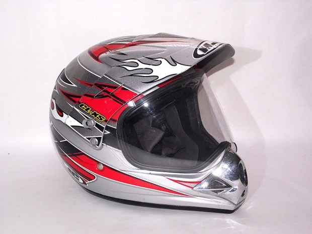HJC cross CL-XS buk�sisak L-60 m�ret�, karcmentes plexivel elad�