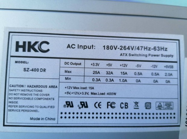 HKC PC tpegysg 400W