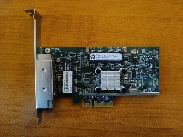 HPE 4x 1Gbit (Quad-port) Pcie hálózati kártya