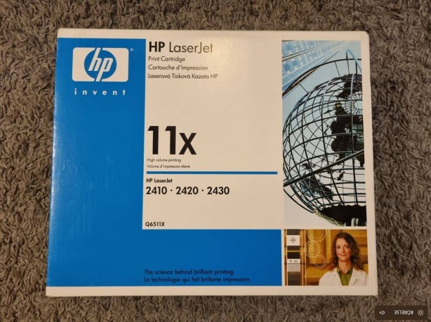 HP 11X nagy kapacits toner (Q6511X) eredeti fekete