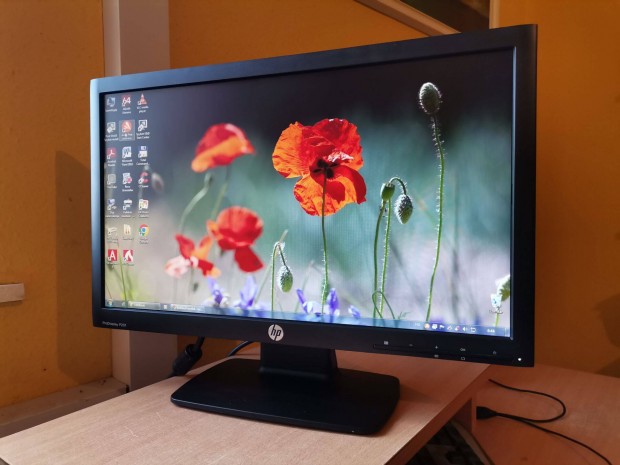 HP 20" szélesvásznú LED monitor, 5ms, VGA, DVI, + HDMI