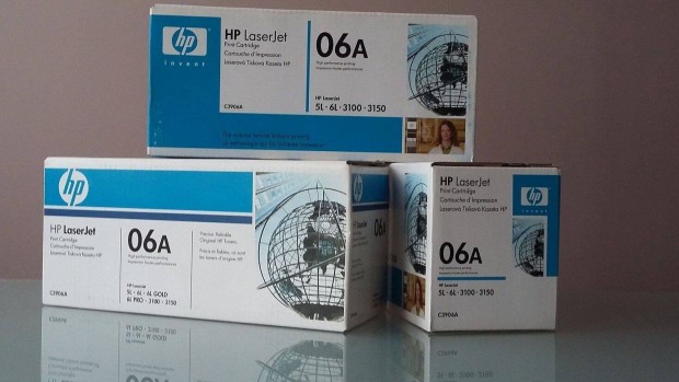 HP 3906A eredeti ; HP 06A toner ; Hp C3906 toner ; Hp 3906 = 2.996-Ft