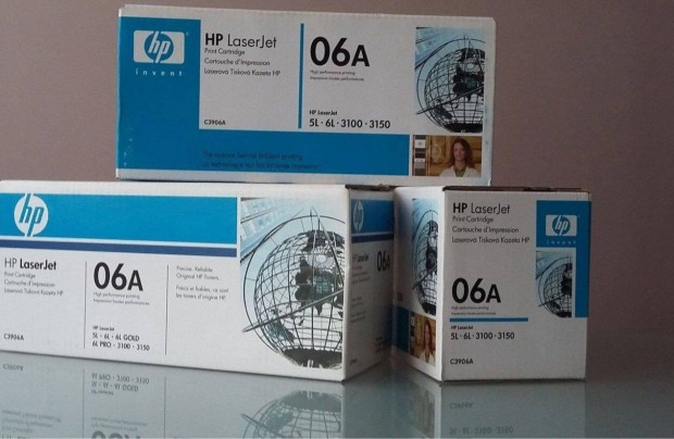 HP 3906A eredeti ; HP 06A toner ; Hp C3906 toner ; Hp 3906 = 2.996-Ft