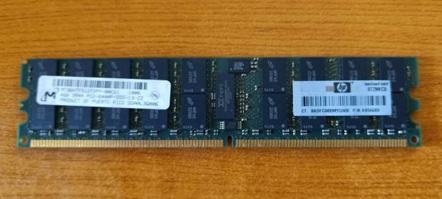 HP 4GB RAM modul Integrity szerverekbe