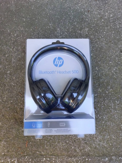 HP 500 Bluetooth wireless fejhallgat, Fekete