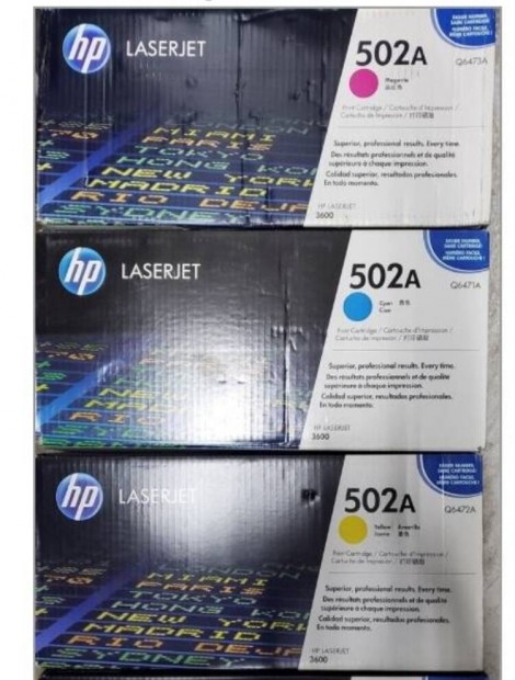 HP 502A eredeti toner csomag