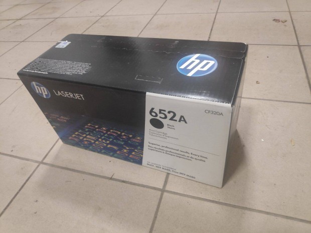 HP 652A (CF320A) eredeti fekete toner eladó