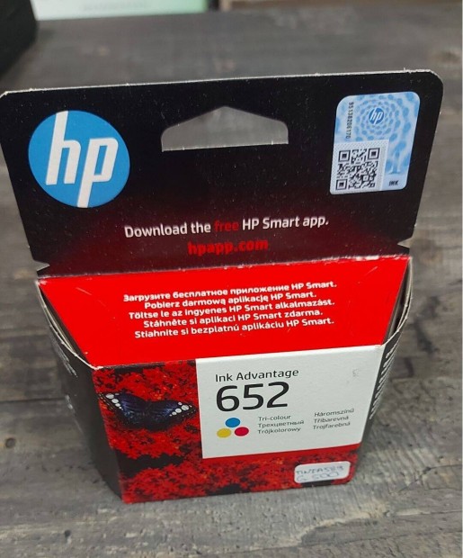 HP 652 eredeti sznes tintapatron elad