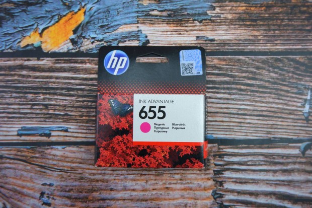 HP 655 magenta eredeti patron CZ111AE lejrt!!!