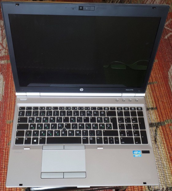 HP 8570P laptop, I5, 8/120GB, SSD, j akku, HP tlt, kitn llapot