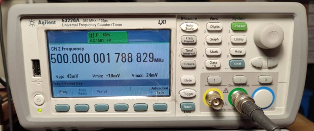 HP Agilent 53220A Frequency Counter / Timer frekvencia mr elad!