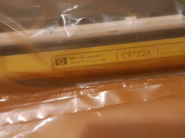 HP C9722A yellow toner eredeti original