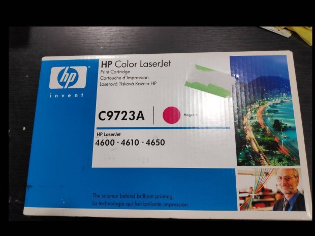 HP C9723A Magenta eredeti toner cartridge eladó