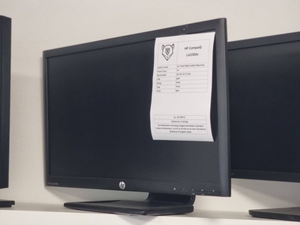 HP Compaq LA2306x 23" Fullhd LCD Monitor 23" kptl Fullhd