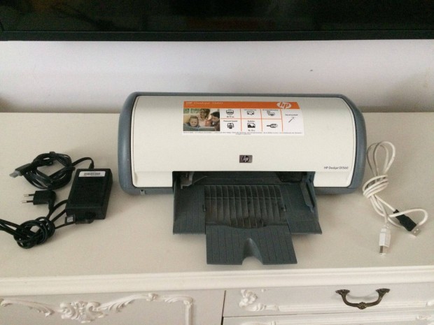 HP Deskjet D1560 Tintasugaras Nyomtat j teli Fekete Patronnal