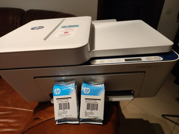 HP Deskjet plus 4130 nyomtat 4 db teli tintapatronnal elad