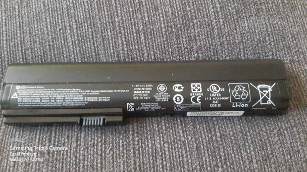 HP Elitebook 2560P 2570P hasznlt akkumultor 4400 mAh, hasznlt 80 sz