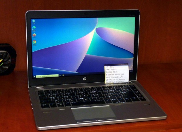 HP Elitebook 840 9480m laptop (i5 8GB 160 SSD j akku) 1 v garancia