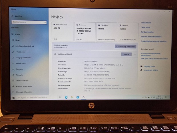 HP Elitebook 840 G1 Eladó