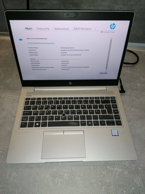 HP Elitebook 840 G5 i5 8350U Bonts FHD IPS