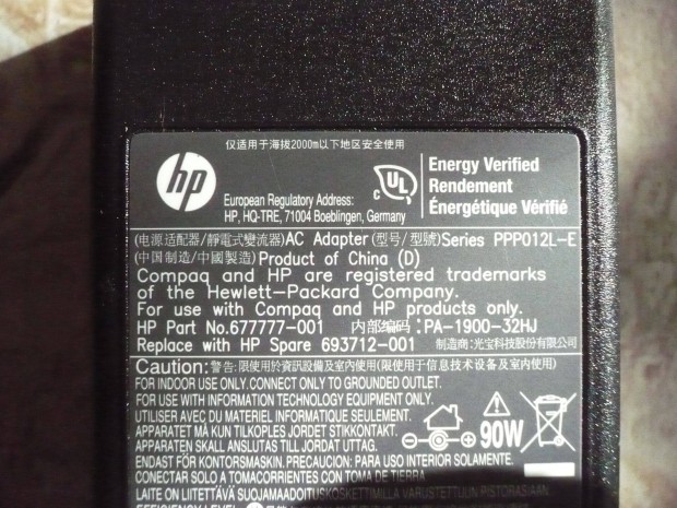 HP Laptop tlt N 17908 90W-os