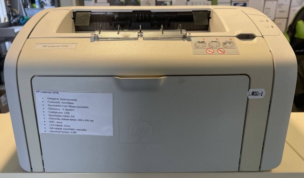 HP Laserjet 1018 nyomtat/lzernyomtat