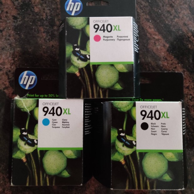 HP Officejet 3db lejrt szavatossg bontatlan XL tintapatron.