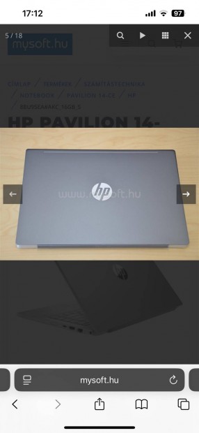 HP Pavilion 14-ce 3009nh alkatrész