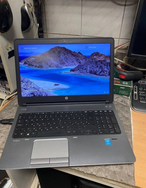 HP Probook 650 i5-s lapos Elad /jogtiszta win10+16GB+Ssd/!!