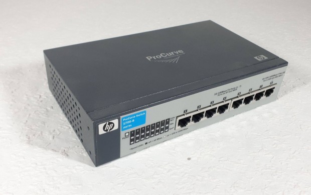 HP Procurve 1700-8 J9079A 8 portos (7x100Mbps, 1x1Gbps) menedzselhet