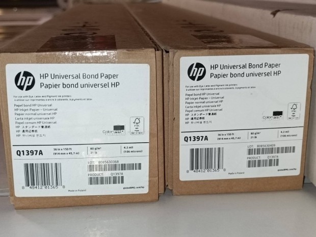 HP Professzionális Nyomtatópapír - Több Fajta (Q1397A,Q1428,Q1406A)