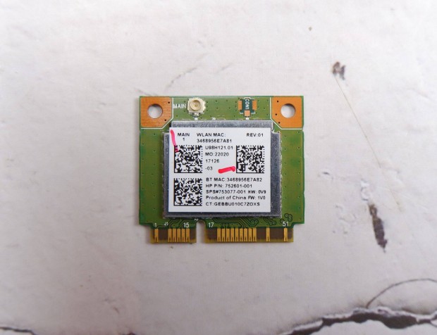 HP Realtek RTL8723BE Wifi + Bluetooth 4.0 Pcie krtya 752601-001