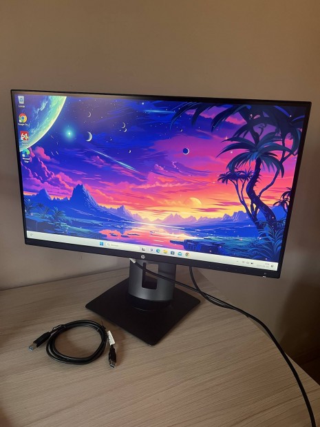 HP Z27N 27 inch Monitor 2560x1440 Qhd IPS HUB HDMI + Szmla