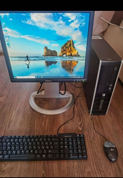 HP irodai szmtgp szett + Dell monitor kompletten kivl llapotban