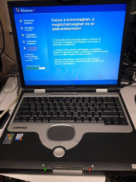 HP laptop, winxp