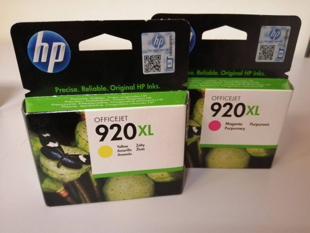 HP officejet 920XL eredeti patronok