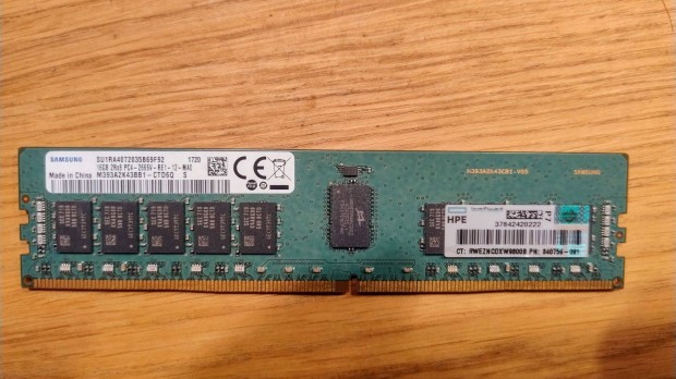 HP szerver memria 16GB DDR4 2666Mhz ECC 2Rx8