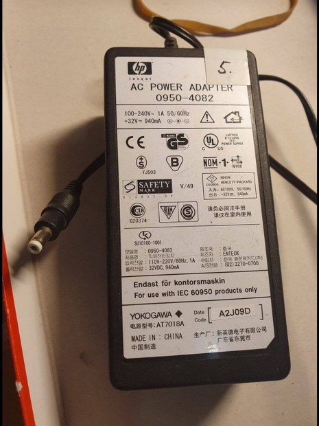 HP tpegysg +32V-940mA