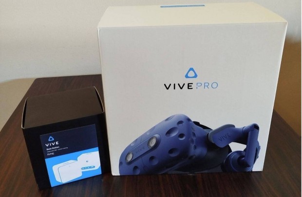 HTC Vive Pro VR headset + 1 db Bzis lloms