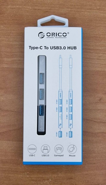 HUB Type-C - USB 3.0 USB dokkol USB eloszt